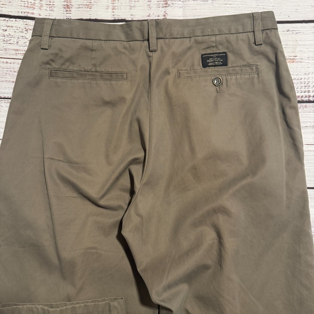 Banana Republic Straight Fit Gavin Chino Pants Brown Men's 34x34 (Fits 34x32) - Picture 16 of 16